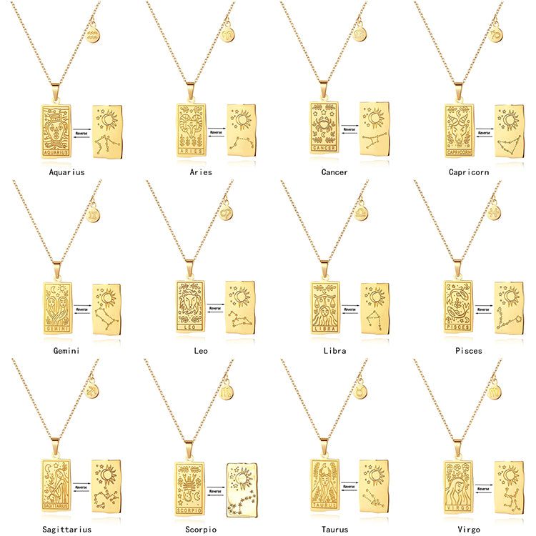 Zodiac Gold Necklaces