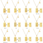 Gold Sea Life Charm Necklace
