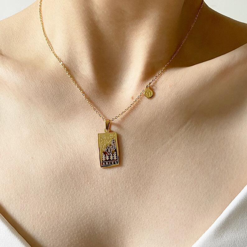 Zodiac Gold Necklaces