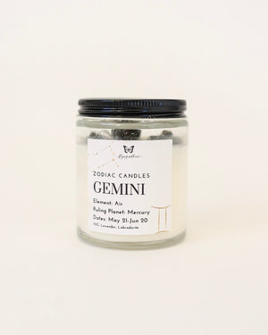 
            
                Load image into Gallery viewer, Zodiac Crystal Candle - Gemini
            
        