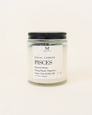 
            
                Load image into Gallery viewer, Zodiac Crystal Candle - Pisces
            
        