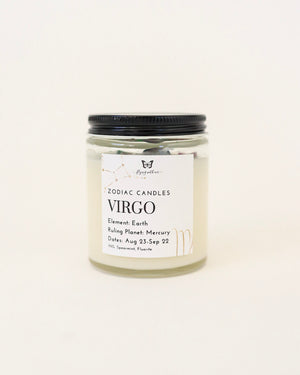 Zodiac Crystal Candle - Virgo